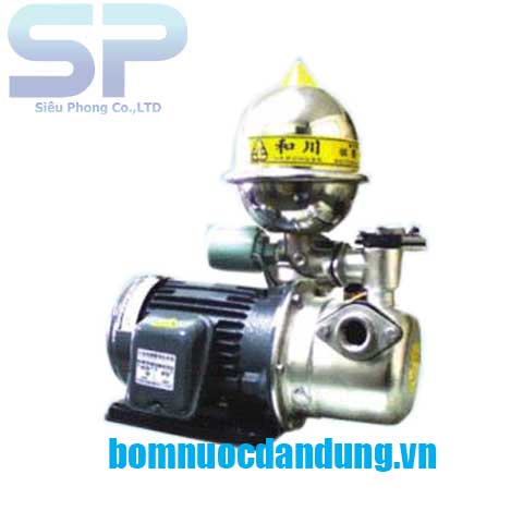 MÁY BƠM PHUN TĂNG ÁP VỎ GANG ĐẦU INOX HJA225-1.50 26T